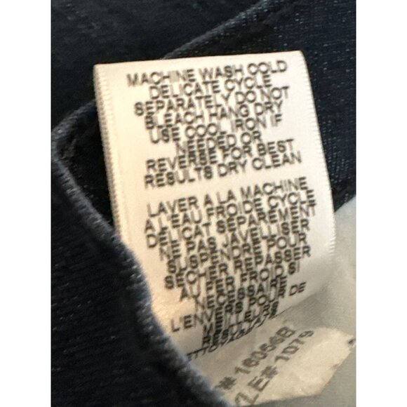 NYDJ Not Your Daughters Size 10 High Rise Jeans Straight Leg Cuff Hem - Picture 6 of 8